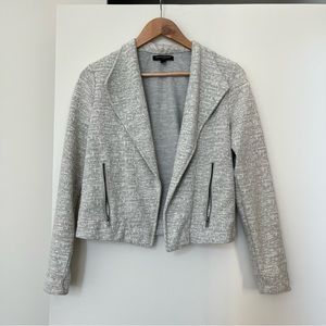 Gray Professional Cardigan with Pockets